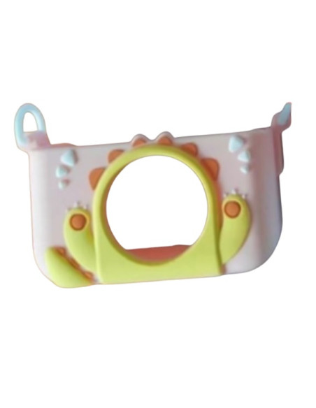 ASAKY KIDS BUBBLE COVER IN SILICONE PINK LEONE PER PHOTO CAMERA BLS-X200